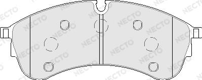 Necto FD7784V - Komplet Pločica, disk-kočnica www.molydon.hr