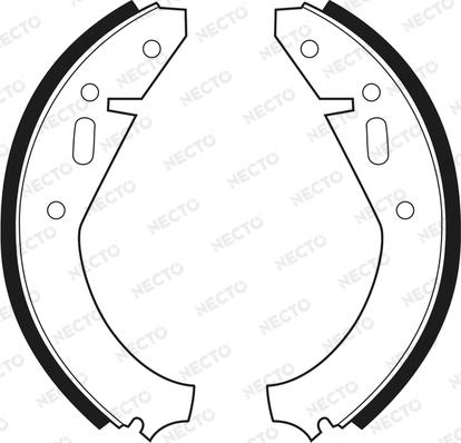 Necto N1404 - Komplet kočnica, bubanj kočnice www.molydon.hr