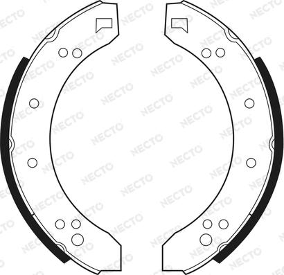 Necto N1487 - Komplet kočnica, bubanj kočnice www.molydon.hr