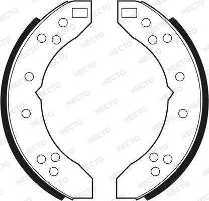 Necto N1593 - Komplet kočnica, bubanj kočnice www.molydon.hr