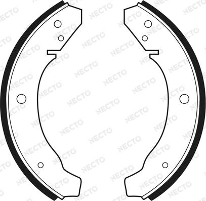 Necto N1555 - Komplet kočnica, bubanj kočnice www.molydon.hr