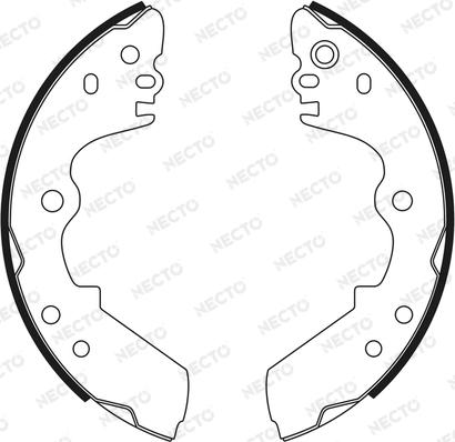 Necto N1511 - Komplet kočnica, bubanj kočnice www.molydon.hr