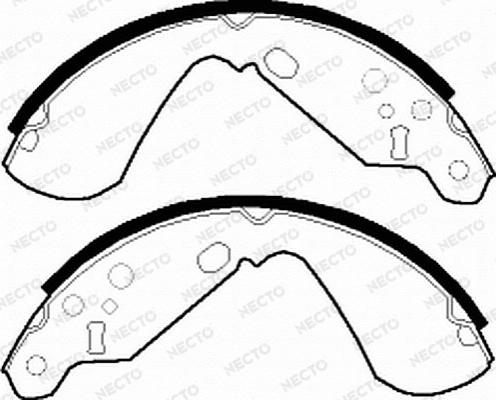 Necto N1649 - Komplet kočnica, bubanj kočnice www.molydon.hr