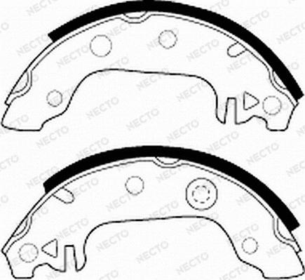 Necto N1046 - Komplet kočnica, bubanj kočnice www.molydon.hr