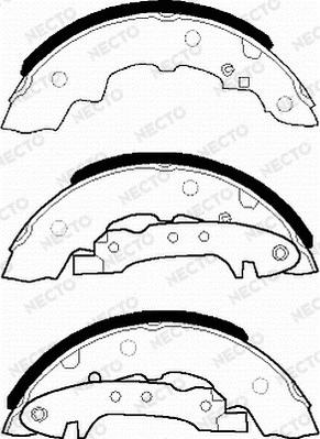 Necto N1041 - Komplet kočnica, bubanj kočnice www.molydon.hr