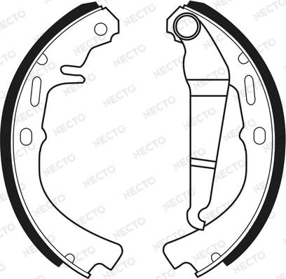 Necto N1048 - Komplet kočnica, bubanj kočnice www.molydon.hr