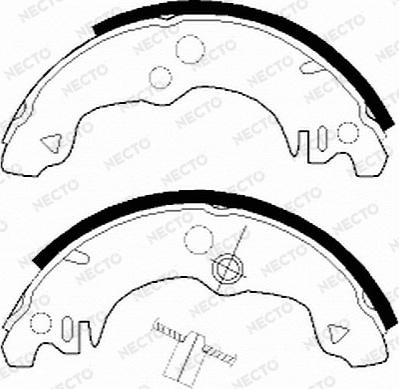 Necto N1174 - Komplet kočnica, bubanj kočnice www.molydon.hr