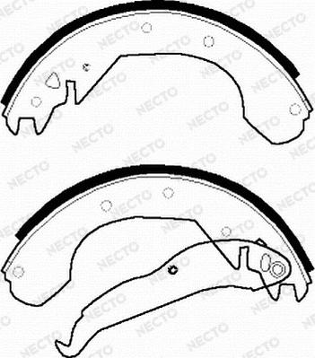 Necto N1342 - Komplet kočnica, bubanj kočnice www.molydon.hr