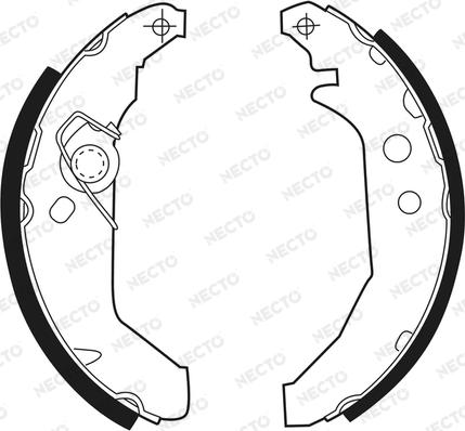 Necto N1365 - Komplet kočnica, bubanj kočnice www.molydon.hr