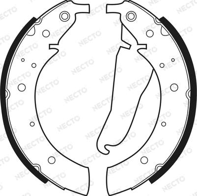 Necto N1319 - Komplet kočnica, bubanj kočnice www.molydon.hr