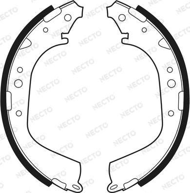 Necto N1382 - Komplet kočnica, bubanj kočnice www.molydon.hr