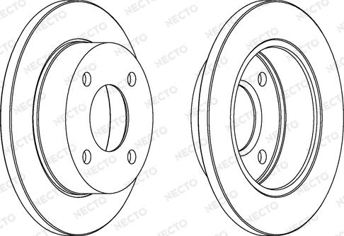Necto WN605 - Kočioni disk www.molydon.hr