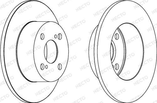 Necto WN1418 - Kočioni disk www.molydon.hr