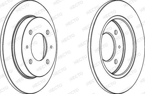 Necto WN1198 - Kočioni disk www.molydon.hr