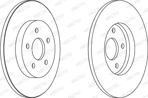 Necto WN1145 - Kočioni disk www.molydon.hr