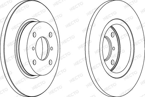 Necto WN1164 - Kočioni disk www.molydon.hr