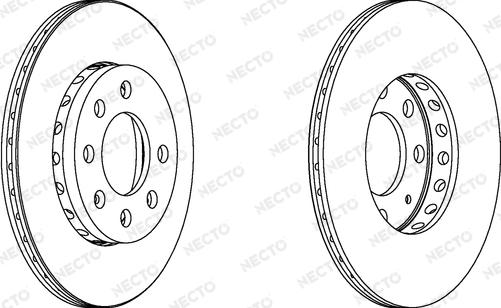 Necto WN1187 - Kočioni disk www.molydon.hr