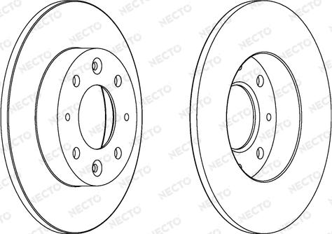 Necto WN1357 - Kočioni disk www.molydon.hr