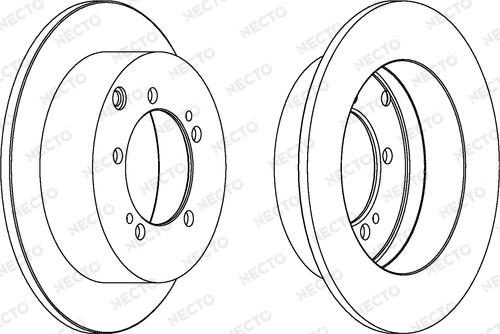 Necto WN1368 - Kočioni disk www.molydon.hr