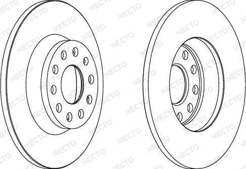 Necto WN1328 - Kočioni disk www.molydon.hr