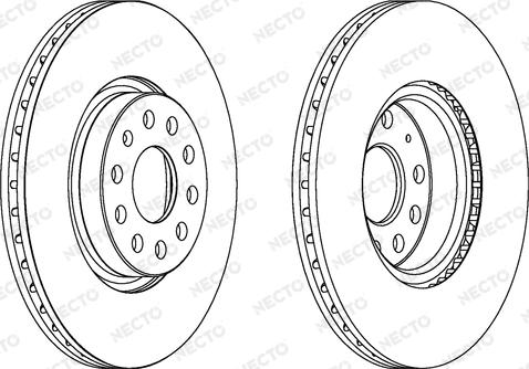 Necto WN1327 - Kočioni disk www.molydon.hr