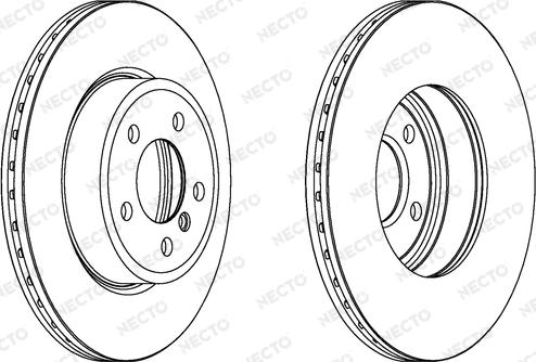 Necto WN1284 - Kočioni disk www.molydon.hr