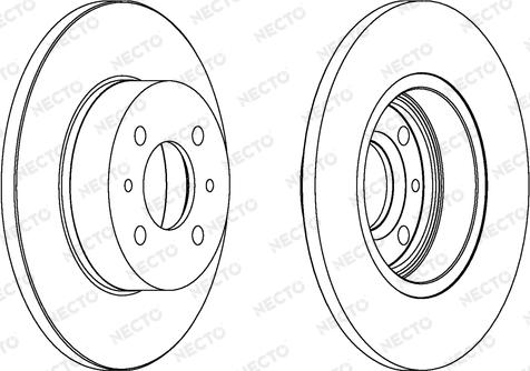 Necto WN293 - Kočioni disk www.molydon.hr