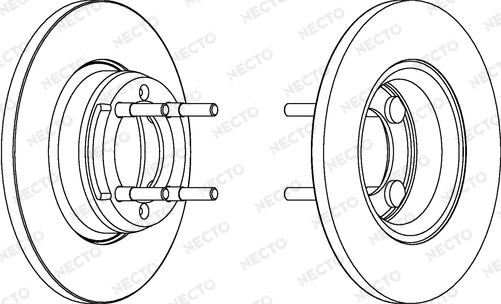 Open Parts BDR1011.10 - Kočioni disk www.molydon.hr