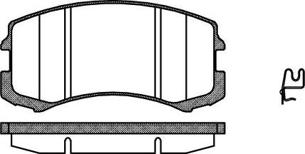 HELLA T1671 - Komplet Pločica, disk-kočnica www.molydon.hr