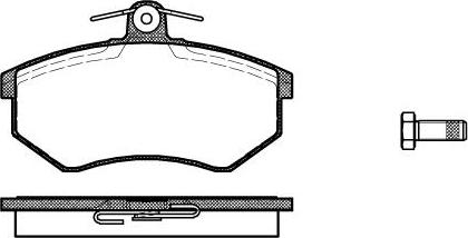 Open Parts BDM7450.20 - Komplet Pločica, disk-kočnica www.molydon.hr