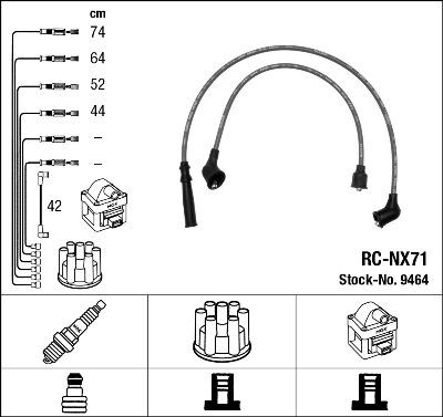 NGK 9464 - Set kablova za paljenje www.molydon.hr