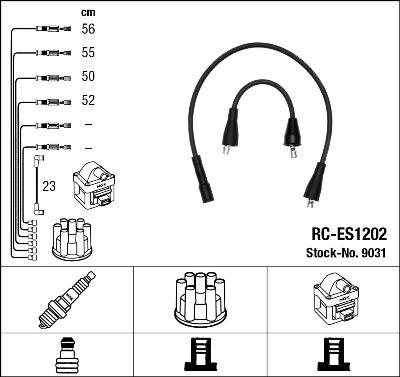 NGK 9031 - Set kablova za paljenje www.molydon.hr