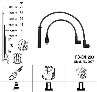 NGK 9027 - Set kablova za paljenje www.molydon.hr