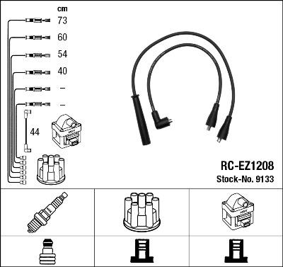 NGK 9133 - Set kablova za paljenje www.molydon.hr