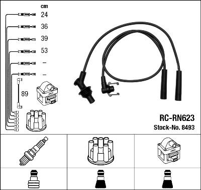 NGK 44308 - Set kablova za paljenje www.molydon.hr