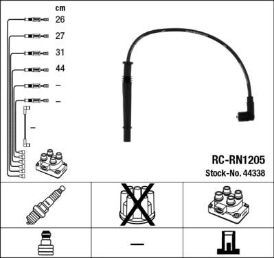 NGK 44338 - Set kablova za paljenje www.molydon.hr