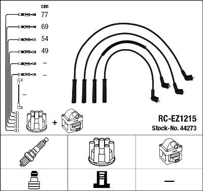 NGK 44273 - Set kablova za paljenje www.molydon.hr