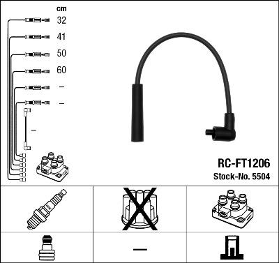 NGK 5504 - Set kablova za paljenje www.molydon.hr