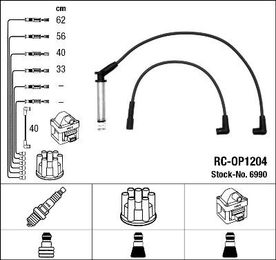 NGK 6990 - Set kablova za paljenje www.molydon.hr