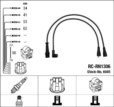 NGK 6045 - Set kablova za paljenje www.molydon.hr