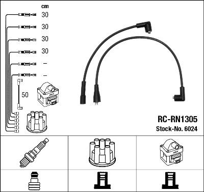 NGK 6024 - Set kablova za paljenje www.molydon.hr