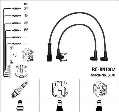 NGK 6070 - Set kablova za paljenje www.molydon.hr