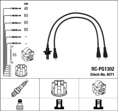 NGK 6071 - Set kablova za paljenje www.molydon.hr