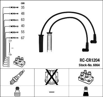 NGK 6864 - Set kablova za paljenje www.molydon.hr