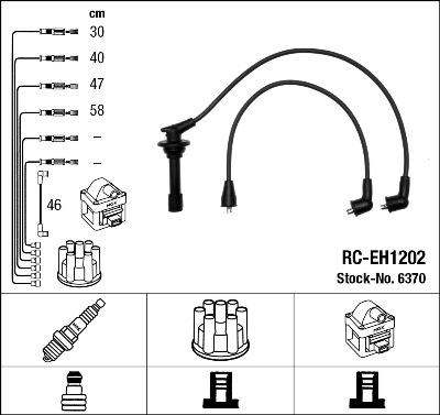 NGK 6370 - Set kablova za paljenje www.molydon.hr