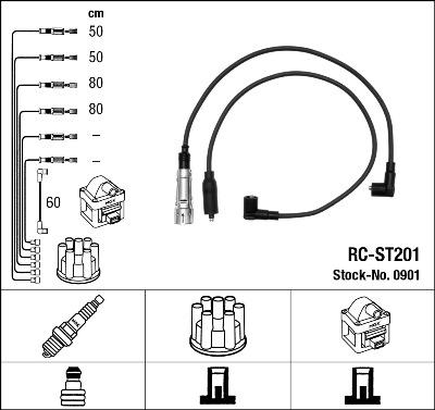 NGK 0901 - Set kablova za paljenje www.molydon.hr