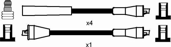 NGK 0986 - Set kablova za paljenje www.molydon.hr