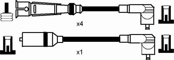 NGK 0509 - Set kablova za paljenje www.molydon.hr