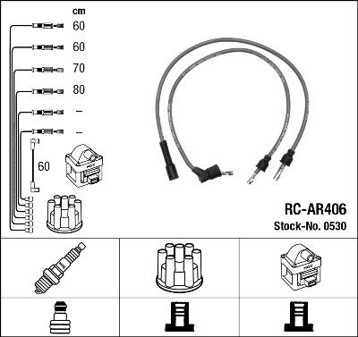 NGK 0530 - Set kablova za paljenje www.molydon.hr