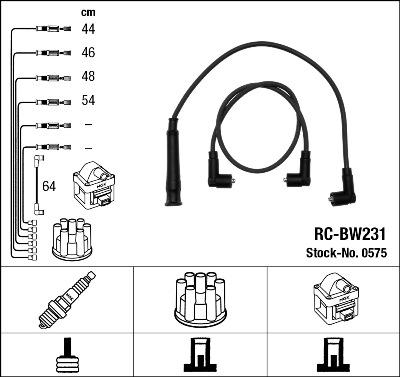 NGK 0575 - Set kablova za paljenje www.molydon.hr